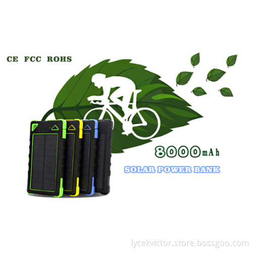 Universal Dual USB  External Solar Power Bank Charger